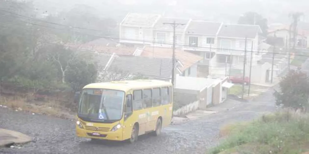 Imagem ilustrativa da imagem Dia amanhece frio e com nevoeiro nos Campos Gerais
