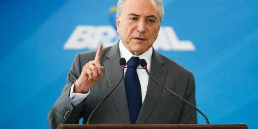 O presidente Michel Temer diz que reforma trabalhista faz do 1º de Maio deste ano um momento histórico | José Cruz/Agência Brasil