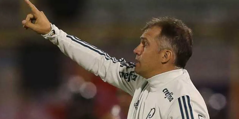 Técnico não resistiu à derrota na atuação ruim do time contra o Jorge Wilstermann, pela Libertadores | Cesar Greco/Ag Palmeiras/Divulgação