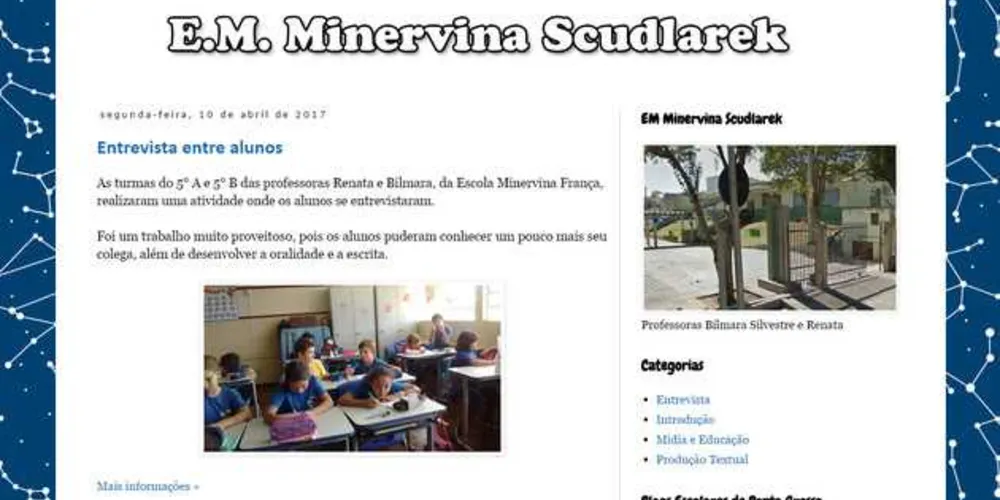 Blogs de PG já estão no ar