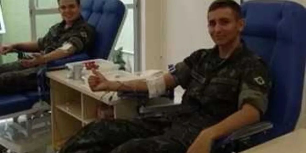 Imagem ilustrativa da imagem Exército de Telêmaco realiza doação de sangue
