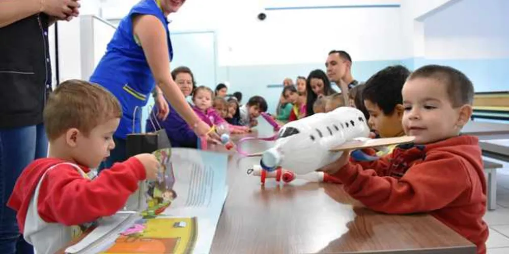 Imagem ilustrativa da imagem CMEI conscientiza alunos para destinação correta de resíduos