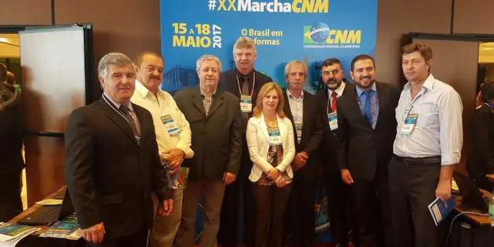 Imagem ilustrativa da imagem Prefeitos da AMCG ressaltam resultados da ‘Marcha’ em Brasília