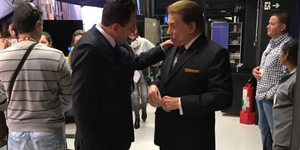 Imagem ilustrativa da imagem Jocelito viaja a SP e conhece Silvio Santos