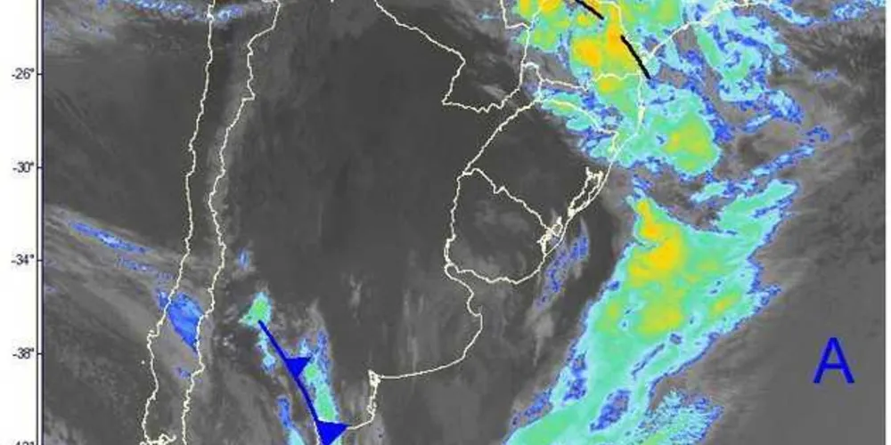 Imagem ilustrativa da imagem Chuva da trégua nesta segunda-feira pelos Campos Gerais