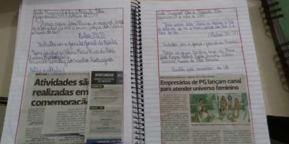 Trabalho contou com o jornal impresso