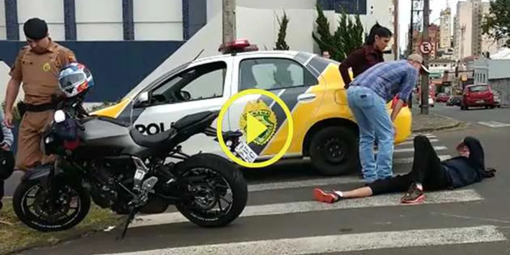 Vítima foi socorrida pelo Corpo de Bombeiros e encaminhada até o Pronto Socorro Municipal | aRede/COP