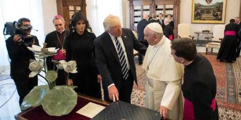 Donald Trump visita Papa Francisco no Vaticano/ Foto: EBC/Agência Lusa