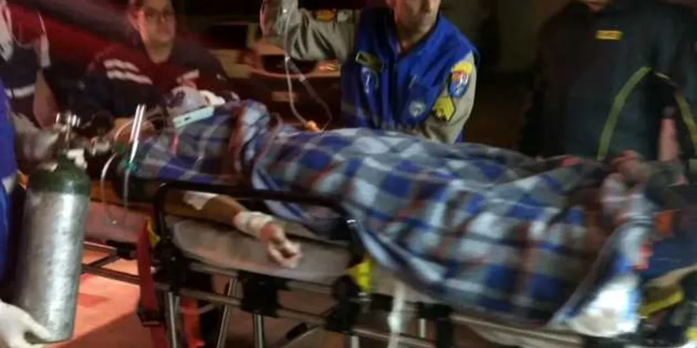 Estudante foi levado em estado grave para o Hospital Regional