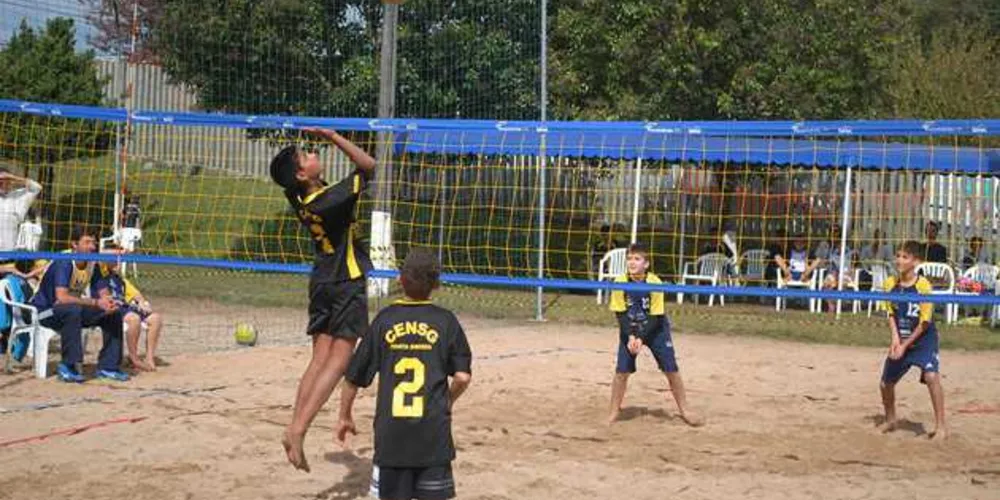 Neo Master, Sagrada Família e Integração ficaram com os títulos do vôlei de praia nos 33º Jogos Estudantis Municipais | Divulgação