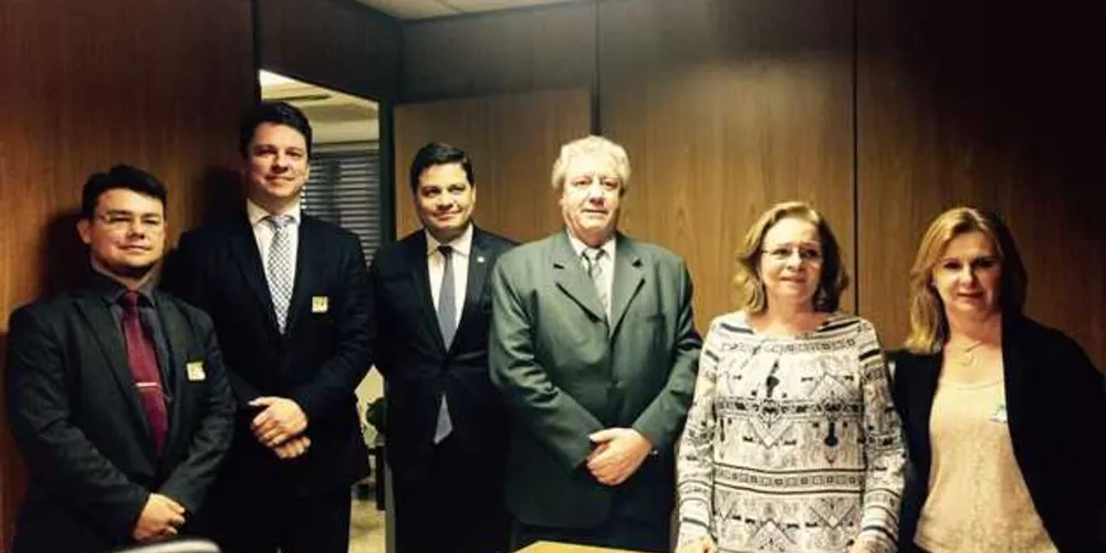 Presidente da Prolar esteve acompanhado do deputado federal Sandro Alex em audiência com secretária nacional de Habitação, Henriqueta Arantes