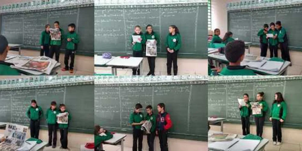Imagem ilustrativa da imagem Alunos selecionam e debatem notícias