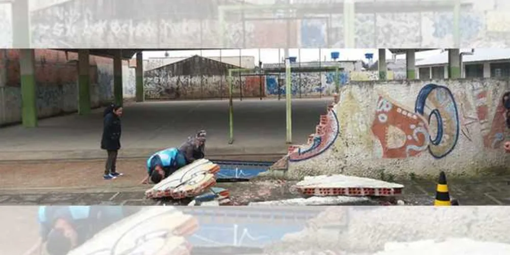 Imagem ilustrativa da imagem Ônibus escolar derruba muro de e mata criança