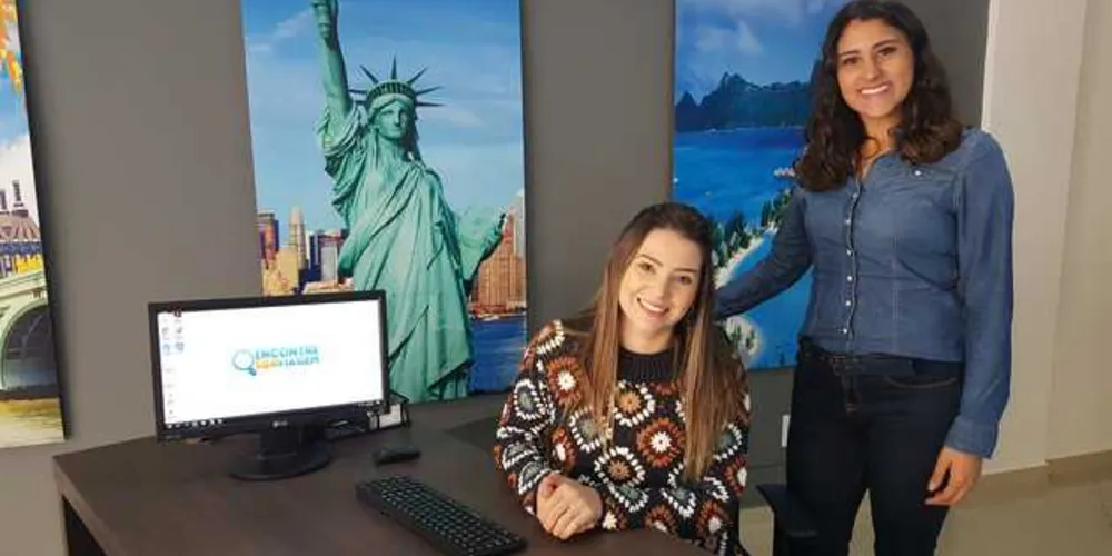 As jovens Juliane Lorena Bail Denck e Morgana Maihara Galvão Rosa optaram por investir na cidade por acreditaram no potencial da região