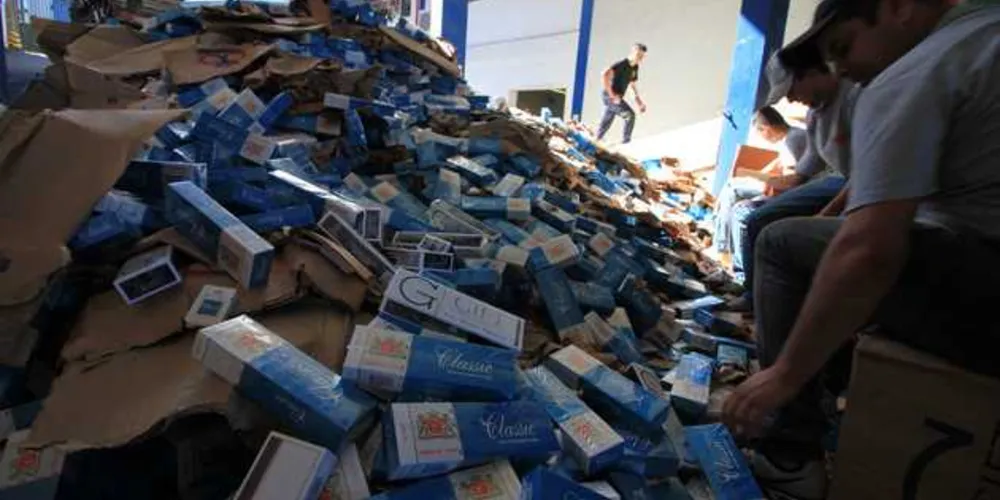 Imagem ilustrativa da imagem Cigarros ilegais já somam R$ 8 mi em apreensões