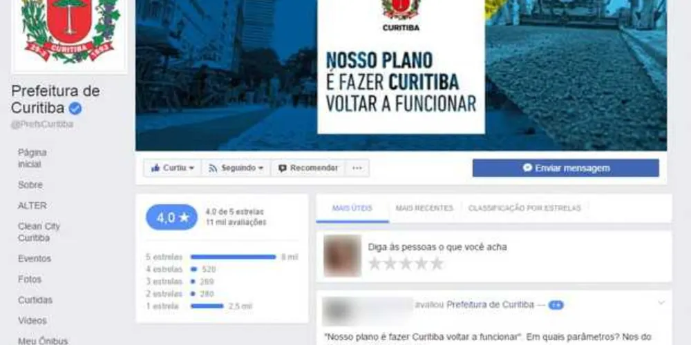 Imagem ilustrativa da imagem Prefeitura retira avaliações do ar após enxurrada de críticas