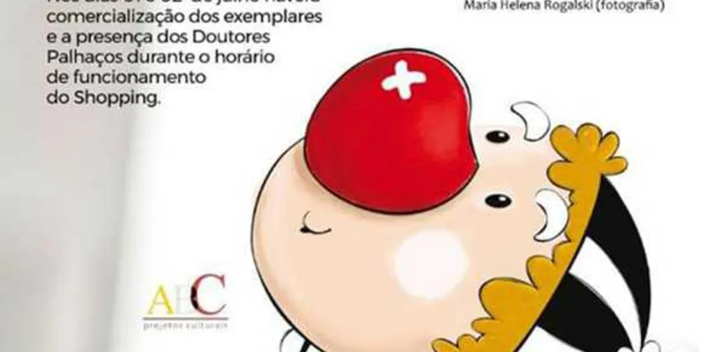 Lançamento do livro Salvando Risos será na praça de eventos do Shopping Palladium às 19h30