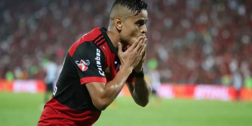 Everton abriu o placar para o Rubro-negro na Ilha do Urubu | Gilvan de Souza/Flamengo