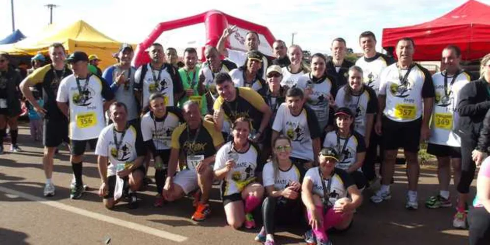 Imagem ilustrativa da imagem Equipe da PM participa de corrida de rua em PG