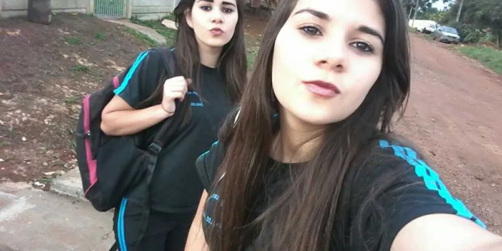Franciele (frente) e Grasiele (fundo) saíram de casa na manhã de segunda e não deram mais notícias | Divulgação/PM