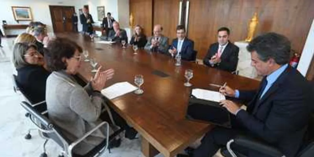 Governo e Klabin firmam parceria em projeto/Foto: AEN 