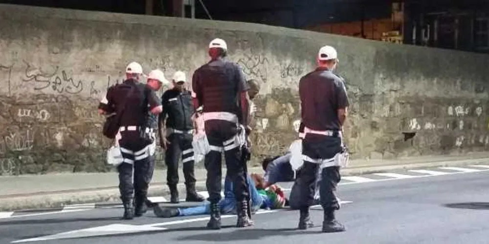 Torcidas do Botafogo e Atlético brigam antes de jogo/Foto: Fotos Públicas