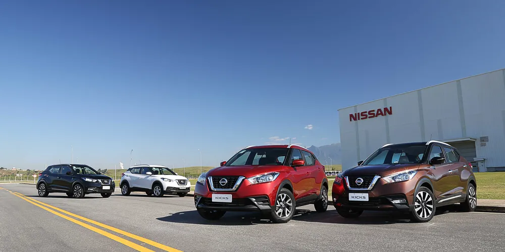 Agora fabricado no Brasil, Nissan Kicks ganha mais opções de versões, equipamentos e cores