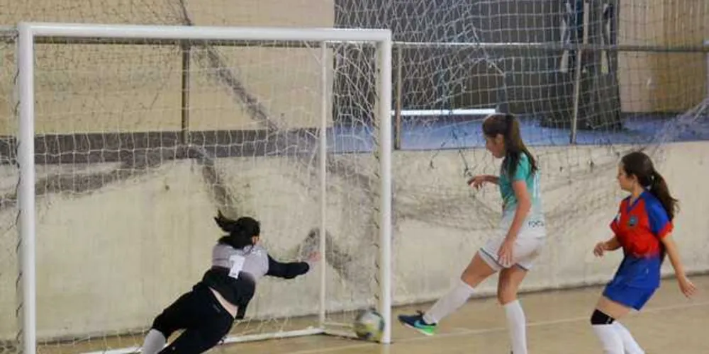 Jogos semifinais do futsal feminino acontecem no Ginásio Zukão | Divulgação