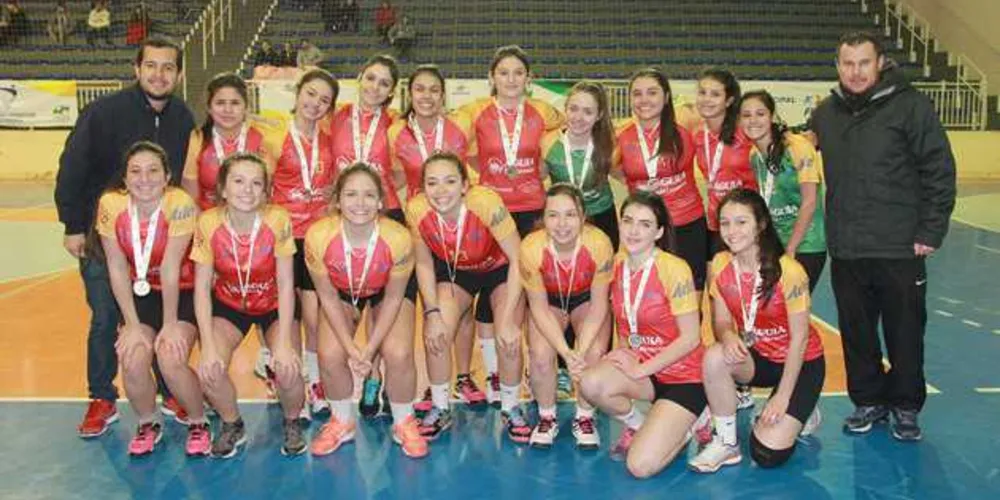 Seleção Ponta-grossense ficou com o vice-campeonato do handebol | Divulgação