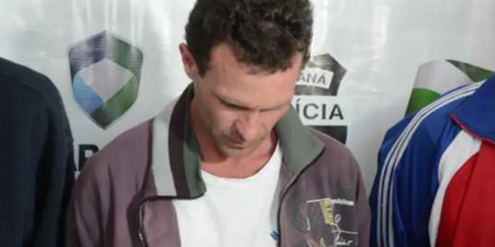 Suspeito foi preso em Apucarana/ Foto: Reprodução TNonline