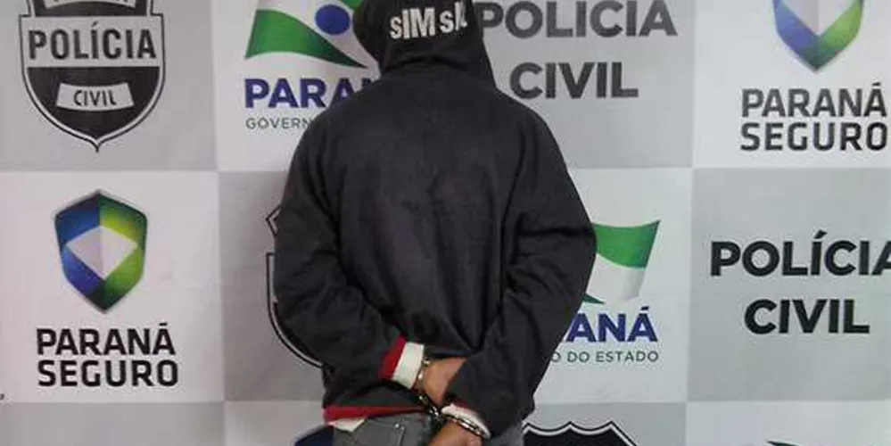 Suspeito foi encontrado na casa de parentes no bairro São Silvestre | Divulgação/Polícia Civil