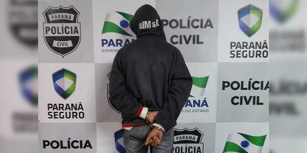 Suspeito foi encontrado na casa de parentes no bairro São Silvestre | Divulgação/Polícia Civil