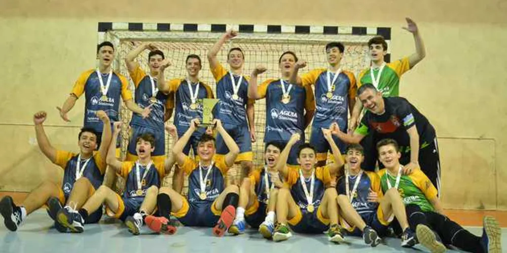 Handebol masculino ficou com o ouro e garantiu vaga na fase final da Divisão B dos Jojups | Divulgação