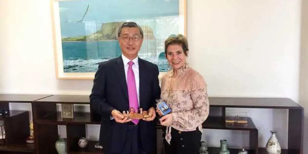 Vice-prefeita se reuniu com embaixador da Coreia do Sul em Brasília | Divulgação