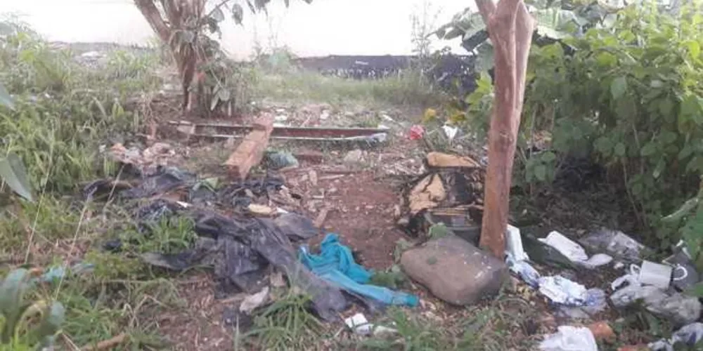Estupro aconteceu neste lote abandonado, na área central de Ponta Grossa
