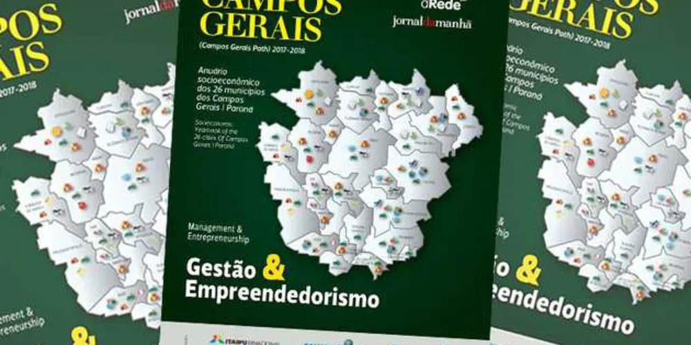 Com o tema ‘Gestão e Empreendedorismo’ e apresentado em 132 páginas, livro exalta a prosperidade de uma das regiões que mais crescem no Paraná