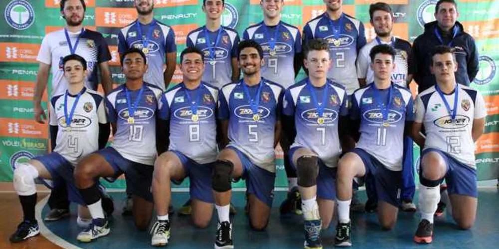 Telêmaco Borba/AVTB conquistou a medalha de ouro na segunda etapa | Thiago Paes/FPV