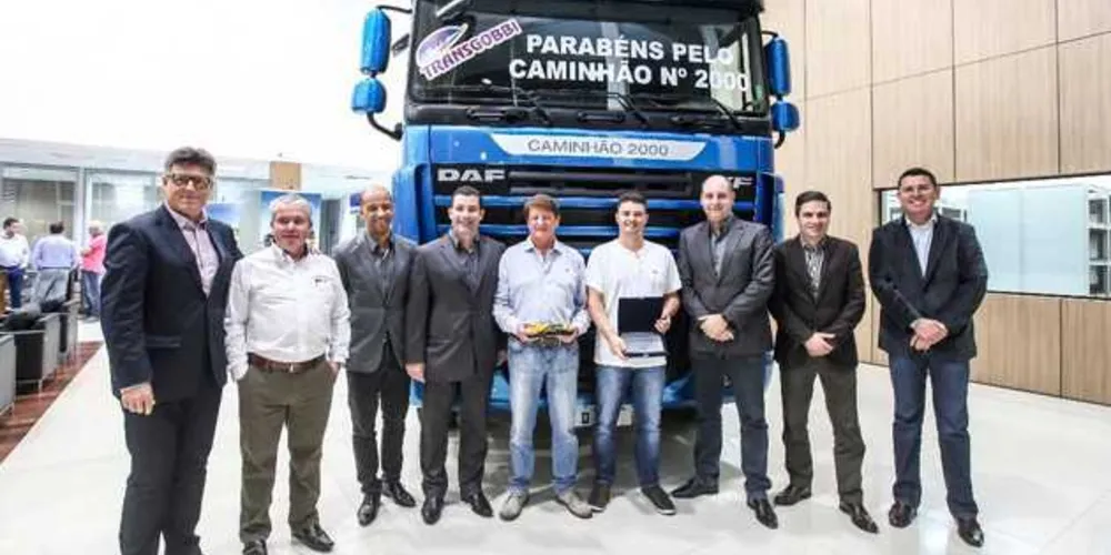 DAF atinge a marca de 2 mil  caminhões produzidos em PG