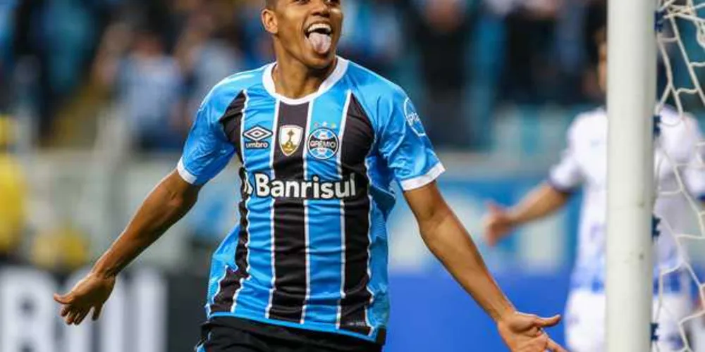 Pedro Rocha marcou um dos gols do Grêmio na vitória sobre o Godoy Cruz | LUCAS UEBEL/GREMIO FBPA