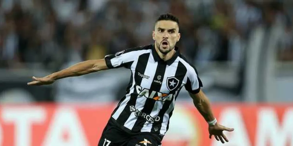 Rodrigo Pimpão fez um dos gols da vitória do Botafogo | Vitor Silva/SS Press/Botafogo