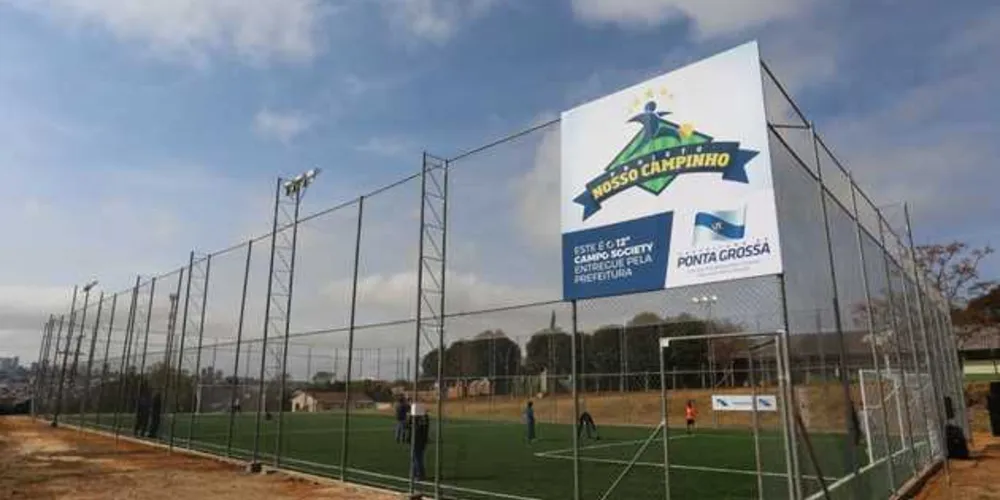 Parque Nossa Senhora das Graças e Jardim Maracanã ganharam novos campos de futebol society | Divulgação