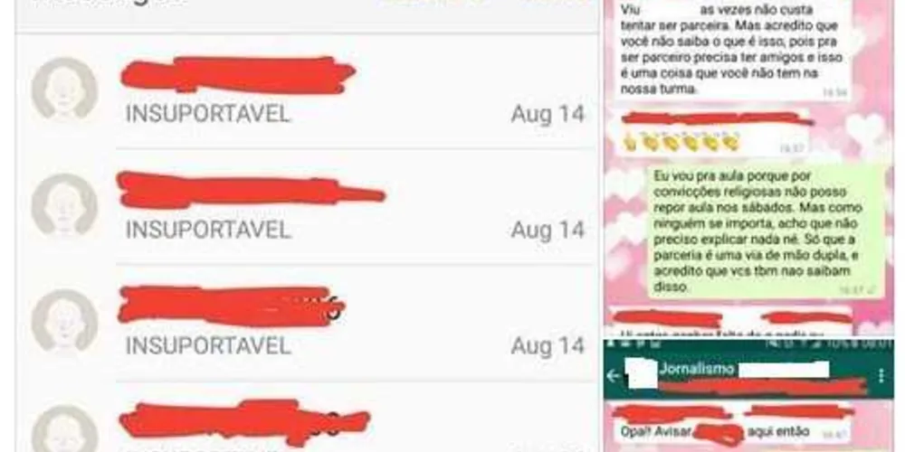 Ela fez um texto ‘quilométrico’ para contar ter sido ‘perseguida’ durante a vida escolar
