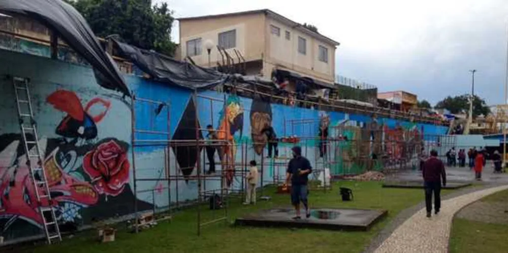 Imagem ilustrativa da imagem Muro da Estação Saudade ganha ‘cara nova’