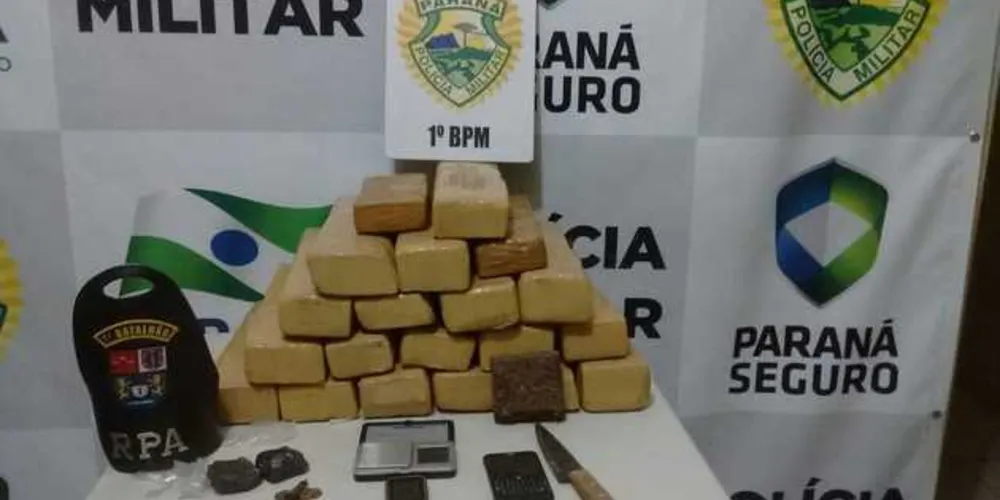 Policiais da Rádio Patrulha chegaram ao traficante através de denúncias anônimas