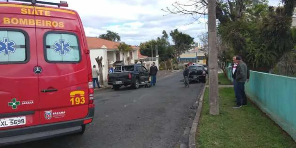 Imagem ilustrativa da imagem Motociclista fica ferido após acidente no Órfãs