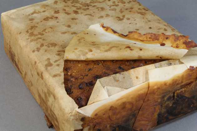 O bolo de frutas de 106 anos encontrado na Antártida/Foto: Divulgação 