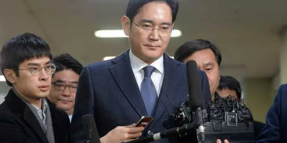 Lee Jae-yong, herdeiro da Samsung, um dia antes de sua prisão/Foto: Divulgação Reuters