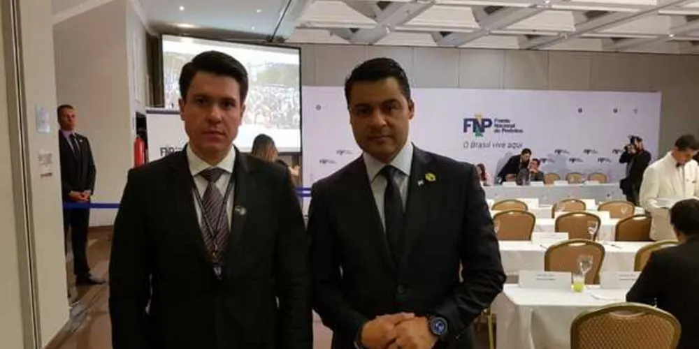 Marcus Vinícius Freitas e Marcelo Rangel participaram do encontro na capital federal