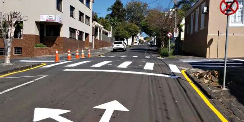 Imagem ilustrativa da imagem AMTT renova sinalização no Centro de Ponta Grossa