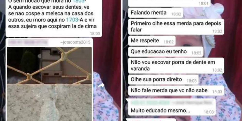 Analista financeiro discutiu com PM aposentado em grupo formado por moradores de condomínio